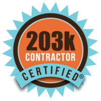 Certified 203k Contractor Logo Registered Trademark Embed